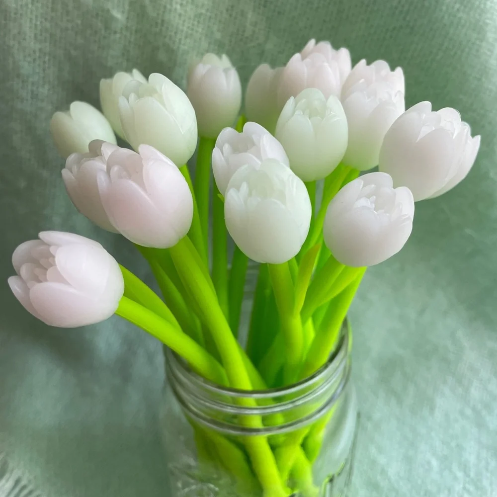 Multicolor Set-of-Three Color Changing Tulip Pens NEW Bundle Gift Present Flower